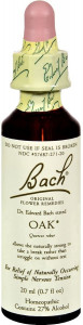 Bach Oak (Stejar), remediu terapie florala Bach x 20ml