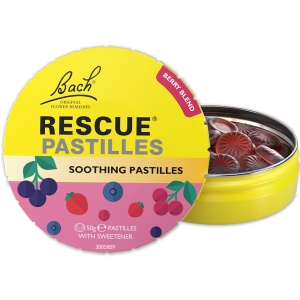 Bach Rescue Dropsuri cu aroma de fructe de padure x 50 grame