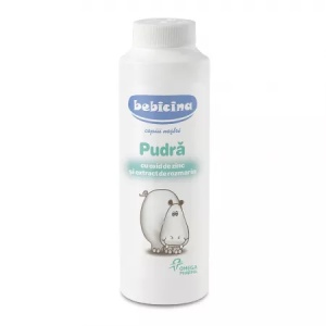 Bebicina Pudra cu oxid de zinc si rozmarin pentru copii x 75 grame