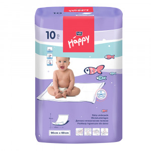 Bella Happy Cearceaf Absorbant 60cm/90cm x 10 aleze
