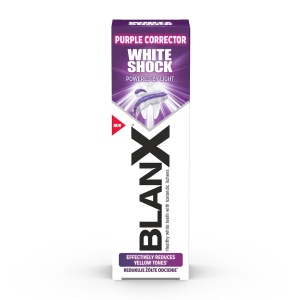 BlanX Pasta de dinti pentru albire White Shock Purple x 75ml