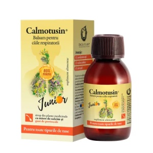 Calmotusin Junior sirop cu gust de portocale x 100ml