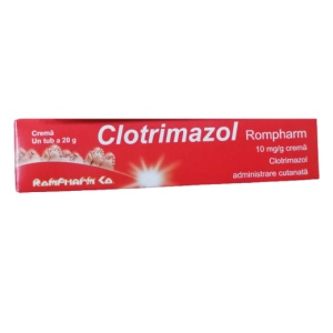 Clotrimazol crema 10mg/g x 20 grame, Rompharm