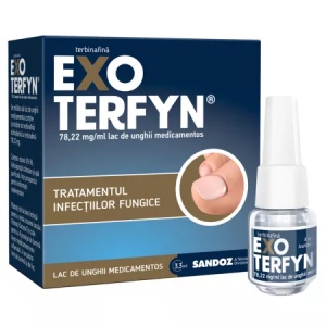Exoterfyn lac unghii medicamentos tratament infectii micotice x 3.3ml