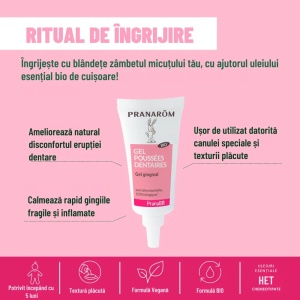 Gel gingival BIO pentru bebelusi x 15ml, Pranarom - Img 2