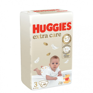 Huggies Extra Care nr. 3 (6-10 kg) x 40 bucati