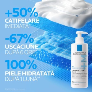 La Roche Posay Lipikar Balsam cu tripla actiune impotriva puseurilor de uscaciune a pielii Baume Light AP+M x 200ml - Img 6