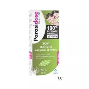 Parasidose Express 15 minute Lotiune impotriva paduchilor x 200ml + Pieptan metalic + Casca de par