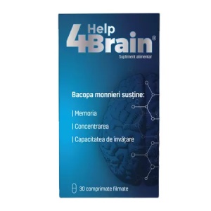 Supliment alimentar pentru memorie si concentrare Help 4 Brain x 30 comprimate