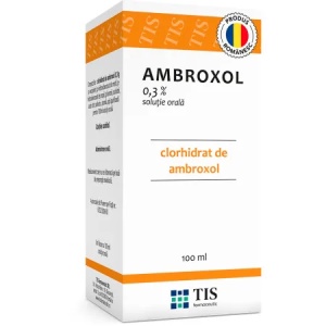 Tis Ambroxol solutie orala 0.3% x 100ml