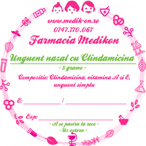 Unguent nazal cu clindamicina x 8 grame - Img 2