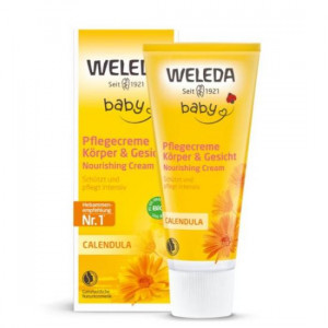 Weleda Baby Crema de corp hidratanta cu Galbenele x 75ml