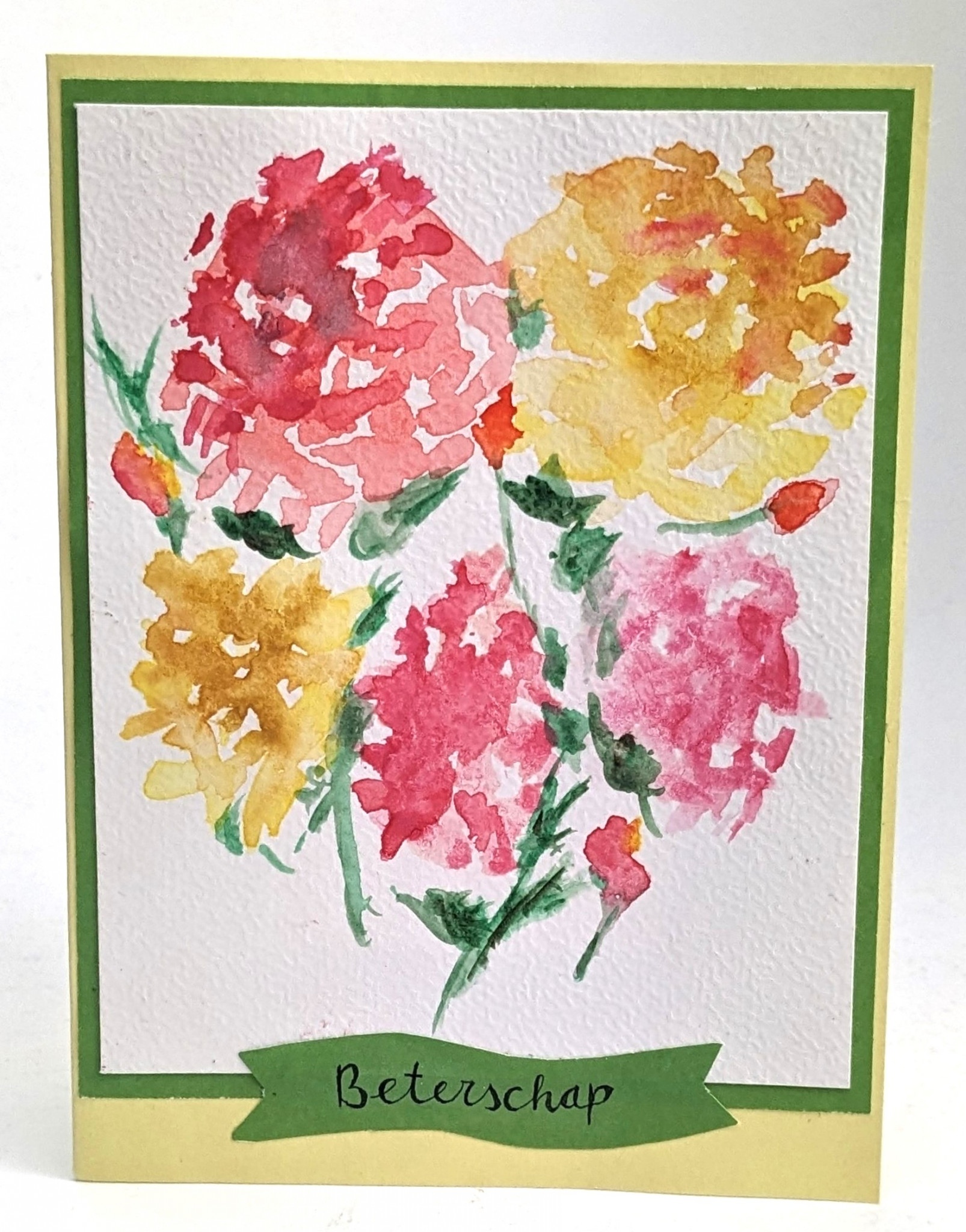 Bloemen Aquarel Kaart