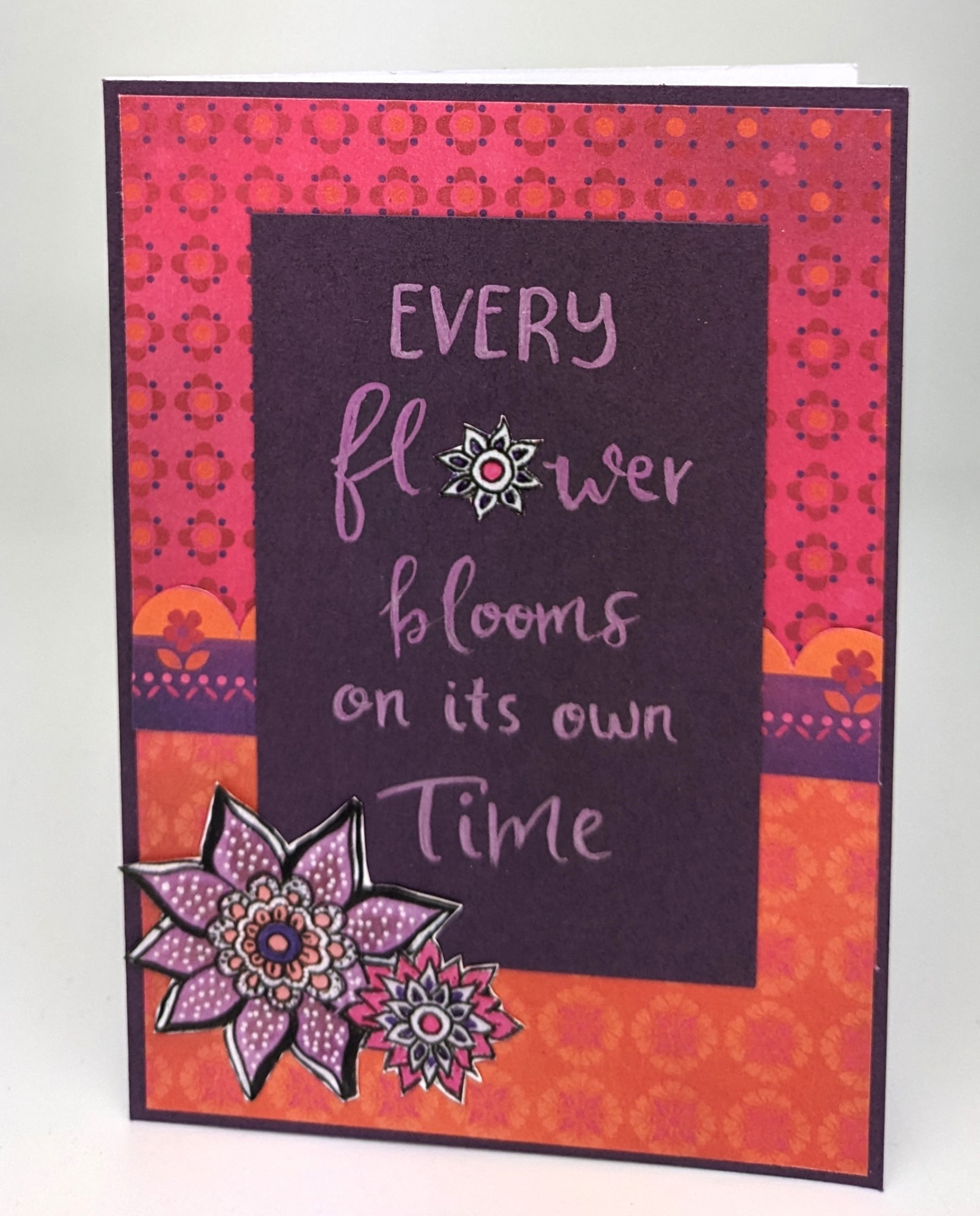 Blooming Flower kaart