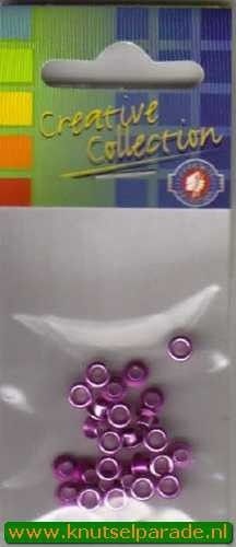 Eyelets metallic lila 25 stuks nr. 20413/04 (Locatie: 5RC1 )