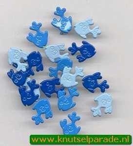 Hobby & Crafting Fun brads vis 18 stuks 12058 5805 (Locatie: 1A )