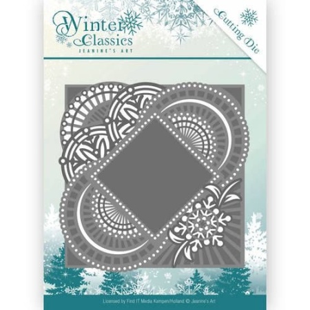 Jeanine's Art snij- en embosmal Winter Classics Mirror Frame JAD10017 (Locatie: M136)