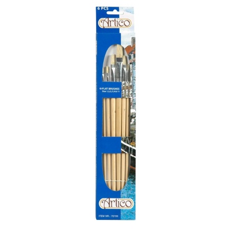 Artico penselenset - 6-delig 70789