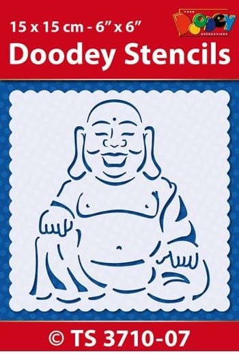 Doodey Stencil Boedha 15 x 15 cm TS3999 (Locatie: 4630)