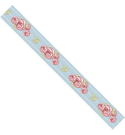 Lint bloemen, 3 meter lang, 20mm breed (Locatie: k3)