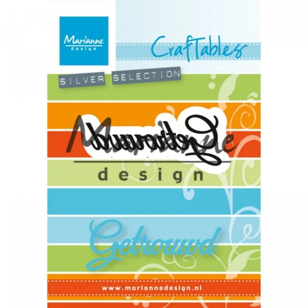 Marianne Design snijmal Getrouwd CR1372 (Locatie: i260)
