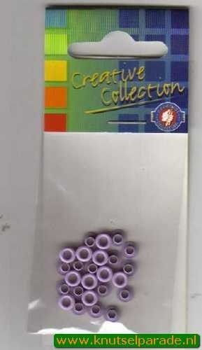 Eyelets lila 25 stuks 20407/05 (Locatie: 5RC1 ) - Img 1