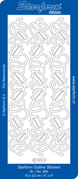 Starform sticker goud 995 (Locatie: N150)
