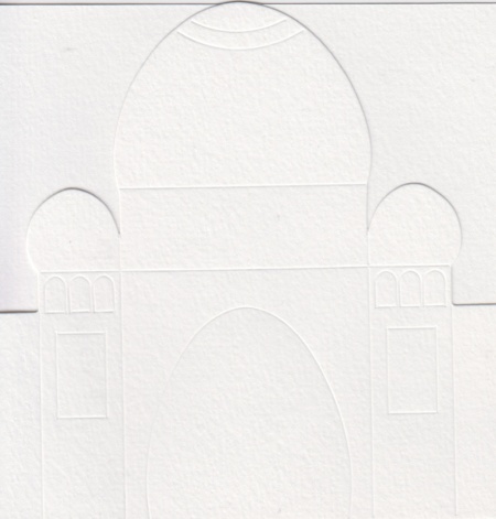 Ilses tempel, 3x kaart, 3x envelop, wit nr. 21024/1 (Locatie: OO036 )