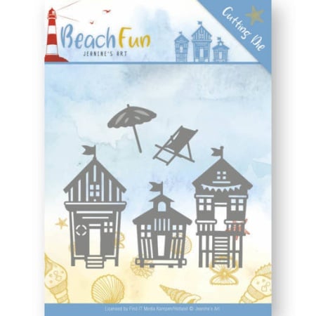 Jeanine's Art snij- en embosmal Beach Houses JAD10040 (Locatie: M119)