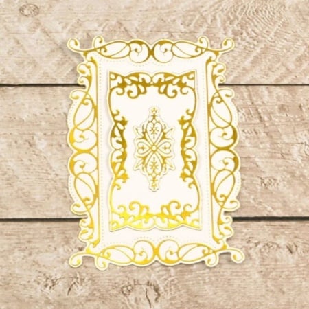 Couture Creations Nesting Rectangular Flourished Frames snij- foil- en embosmal CO726466 (Locatie: i075)