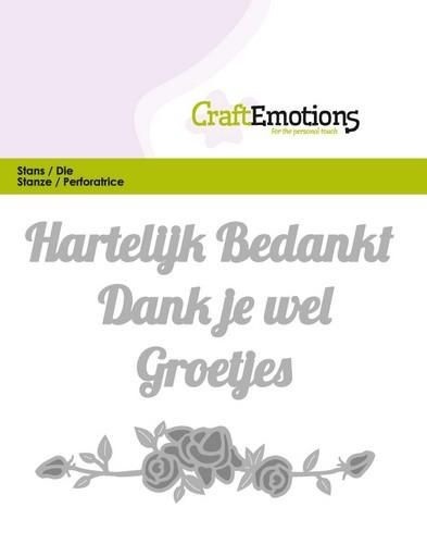 CraftEmotions snij- en embosmal 3 teksten 115633/0306 (Locatie: N043)