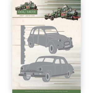 Amy Design snij- en embosmal Vintage Transport - Cars ADD10250 (Locatie: T137)