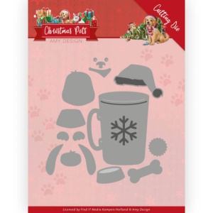Amy Design snijmal Christmas Pets - Christmas Dog ADD10213 (Locatie: M041)