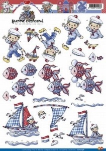 Card Deco knipvel allerlei CD10198 (Locatie: 0106)