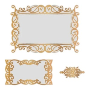 Couture Creations Nesting Rectangular Flourished Frames snij- foil- en embosmal CO726466 (Locatie: i075) - Img 2