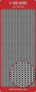 Doodey Stickers randje Parels Roze DD6595 (Locatie: A193 )
