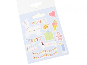 Dovecraft Party glitter stickerboek, 8 vel (Locatie: h448) - Img 5