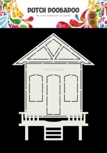 Dutch Doobadoo Card Art Huisje 2 delig A5 stencil 470.713.719 (Locatie: 1347)