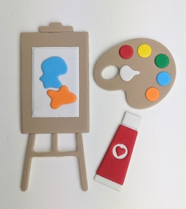 Foam Stickers Schilderen, 3 stuks - Img 1