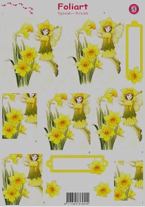 Foliart knipvel bloemen 643 (Locatie: 826)