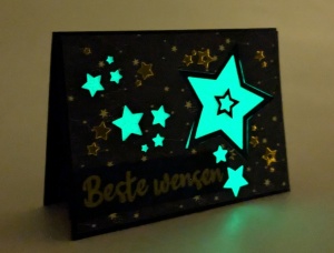 Glow in the Dark Kerstkaart - Img 2