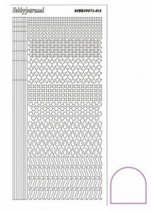 Hobbydots stickervel wit STDA130 (Locatie: G284)