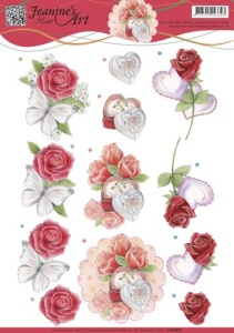 Jeanine's Art knipvel huwelijk CD10981 (Locatie: 0508)