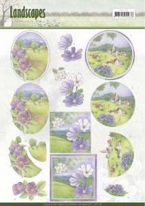 Jeanine's Art knipvel landschappen CD11170 (Locatie: 0633)