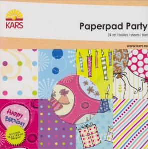 Kars Paperpad Party, 24 vel, 15.2 x 15.2 cm 117000/001