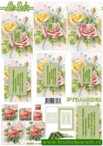Le Suh pyramides bloemen 630092 (Locatie: 1322)