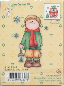 Leane Creatief clear stamp Bambinie winter 558978 (Locatie: E321)
