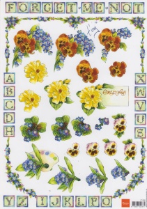 Marianne Design knipvel bloemen IT536 (Locatie: 2373)