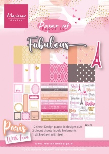 Marianne Design paperset Fabulous A5 PK9178