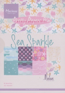Marianne Design Pretty Papers Bloc Sea Sparkle A5 PK9163